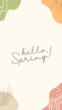 Hey Hello Spring Facebook Story