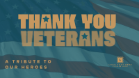Classic Veterans Day Greeting Animation