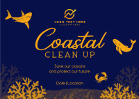 Coastal Cleanup Postcard Design