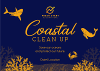 Coastal Cleanup Postcard