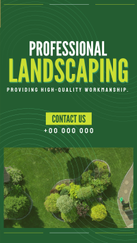 Modern Landscape Services Instagram Story