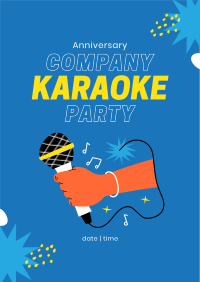 Company Karaoke Flyer