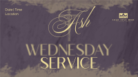 Ash Wednesday Simple Reminder Animation