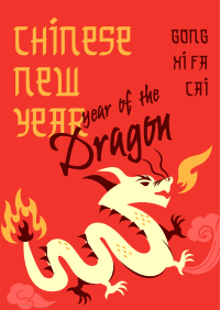 Playful Chinese Dragon Flyer