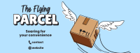 Flying Parcel Facebook Cover Design