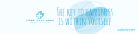 Key to Happiness LinkedIn Banner
