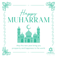 Decorative Islamic New Year Instagram Post