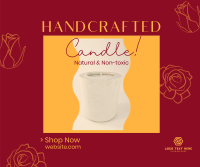 Handcrafted Candle Shop Facebook Post