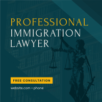 Immigration Lawyer Instagram Post Design