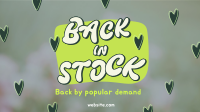 Popular Item Restocking Animation