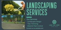 Landscaping Services Twitter Post