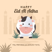 Eid Al Adha Cow Linkedin Post