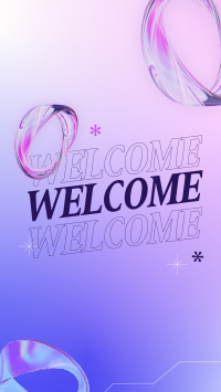 Abstract Welcome Page Video