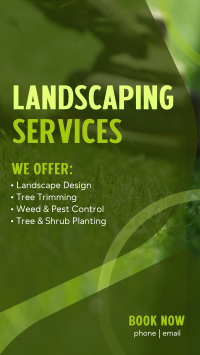 Professional Landscaping TikTok Video Design