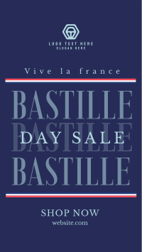 Happy Bastille Day Instagram Story