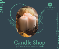 Candle Discount Facebook Post