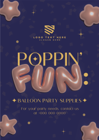 Elegant Party Supplies Poster