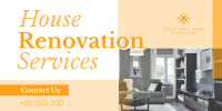 Fast Renovation Service Twitter Post