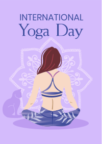 Yoga Day Meditation Flyer