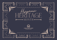 National Hispanic Heritage Month Postcard