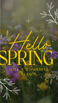 Hello Spring YouTube Short