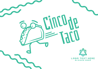 Taco Mayo Postcard