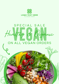 Special Healthy and Organic Poster