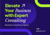 Expert Consulting Postcard Design