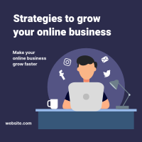 Growing Online Business Linkedin Post