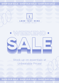 Agnostic Weekend Sale Poster