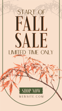 Fall Season Sale Facebook Story