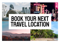 Book Your Travels Postcard Design