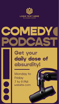 Daily Comedy Podcast Facebook Story