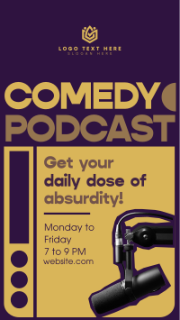 Daily Comedy Podcast Facebook Story