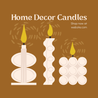 Home Decor Candles Instagram Post Design