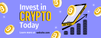 Trendy Crypto Facebook Cover Image Preview