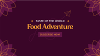 Taste of the World YouTube Banner Image Preview