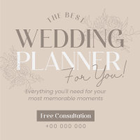 Your Wedding Planner Linkedin Post Design