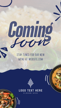 New Menu Coming Soon Instagram Reel Image Preview