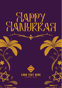 Hanukkah Floral Burst Flyer