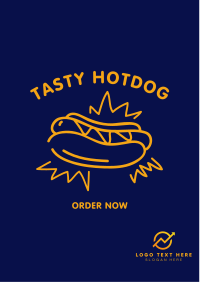 Tasty Hotdog Flyer