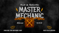 Motorcycle Expert Mechanic Animation