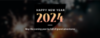 Liquid New Year Facebook Cover Image Preview