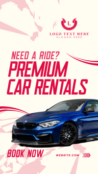 Premium Car Rentals Instagram Reel Image Preview