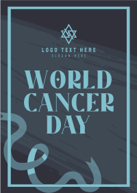 Minimalist Cancer Awareness Poster