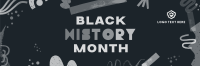 Black History Celebration Twitter Header Image Preview