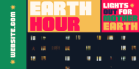 Mondrian Earth Hour Reminder Twitter Post