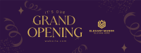 Ribbon Grand Opening Facebook Cover Image Preview