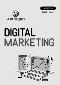 Simple Digital Marketing  Flyer