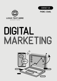 Simple Digital Marketing  Flyer